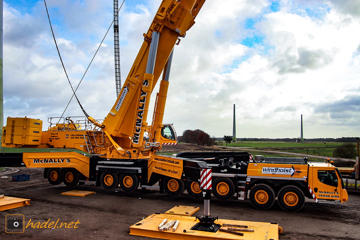 memory of the day: Liebherr LTM 11200-9.1 / SN: 073 406 from McNally on the first job near Hamburg (Germany)