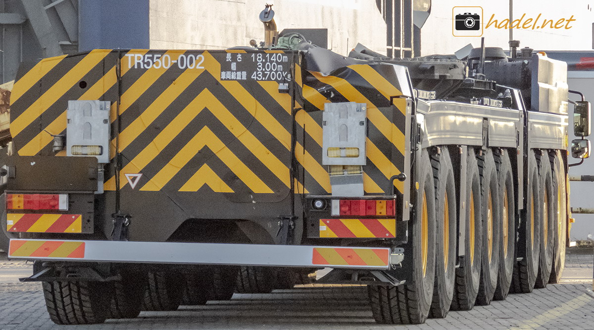 Liebherr LTM 1550N / SN: 095 373 basic unit on the way back to Ehingen