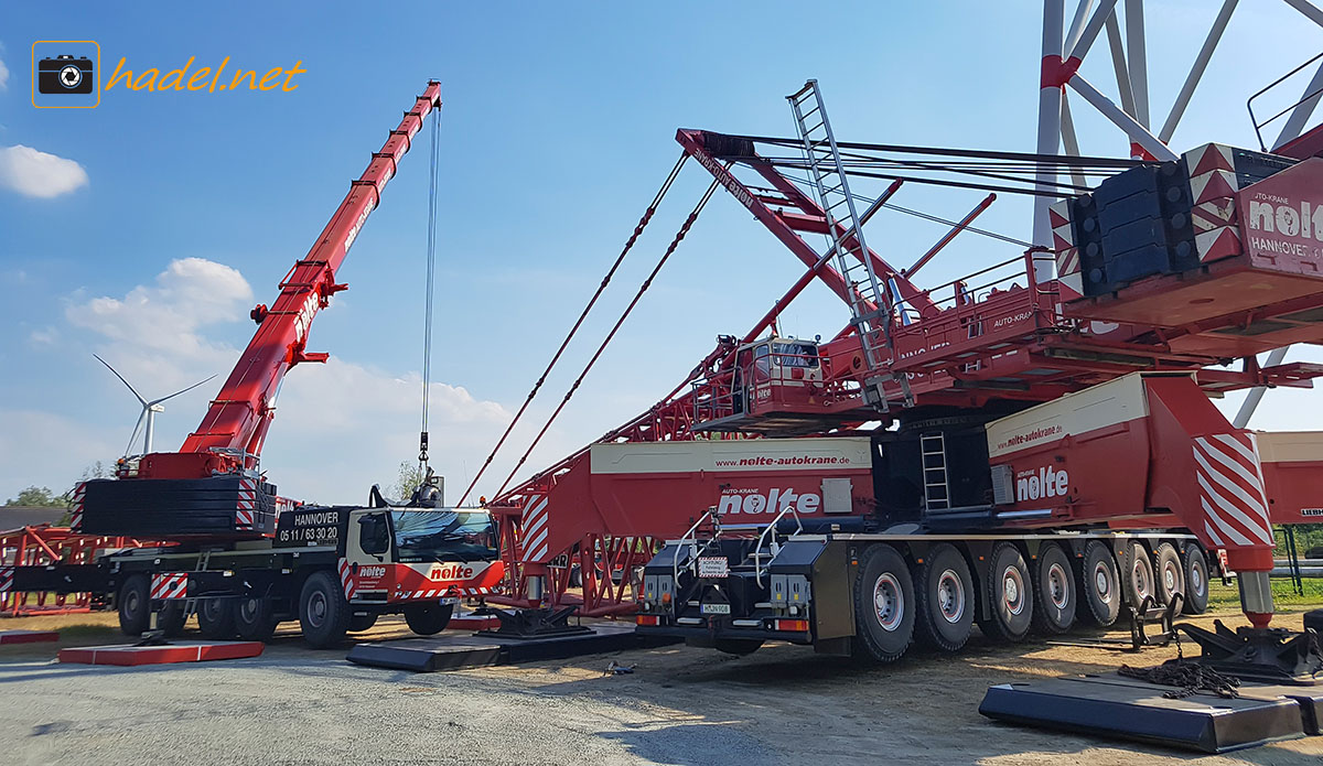 Nolte (Hannover, Germany) preparing the Liebherr LG 1750 for the next job (part 1)