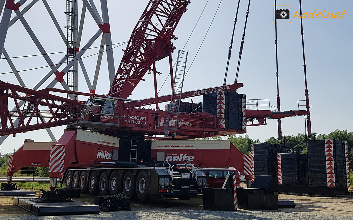 Nolte (Hannover, Germany) preparing the Liebherr LG 1750 for the next job (part 6)
