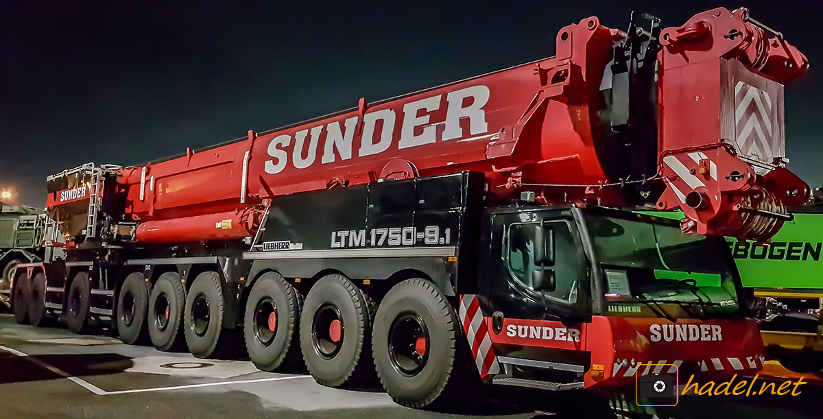 Liebherr LTM 1750-9.1 on the way to Sunder Cranes Pvt. Ltd.