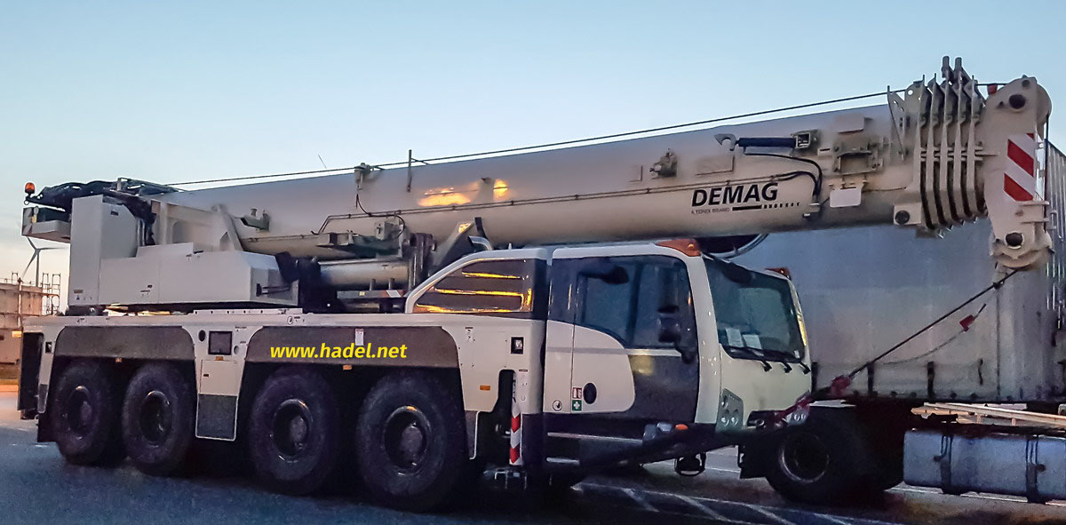 Demag AC 100-4L / SN: 10506 on the way to the USA>                 				 </div>
			<div class=