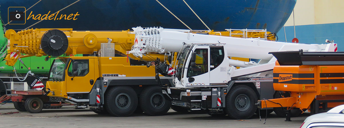 new Liebherr LTC 1050-3.1 / SN: 056 727 on the way to Australia>                 				 </div>
			<div class=