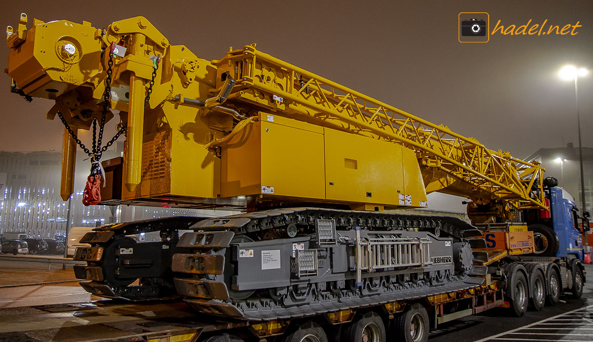 new Liebherr LTR 1100 / SN: 097 608 on the way to the USA via Galveston>                 				 </div>
			<div class=