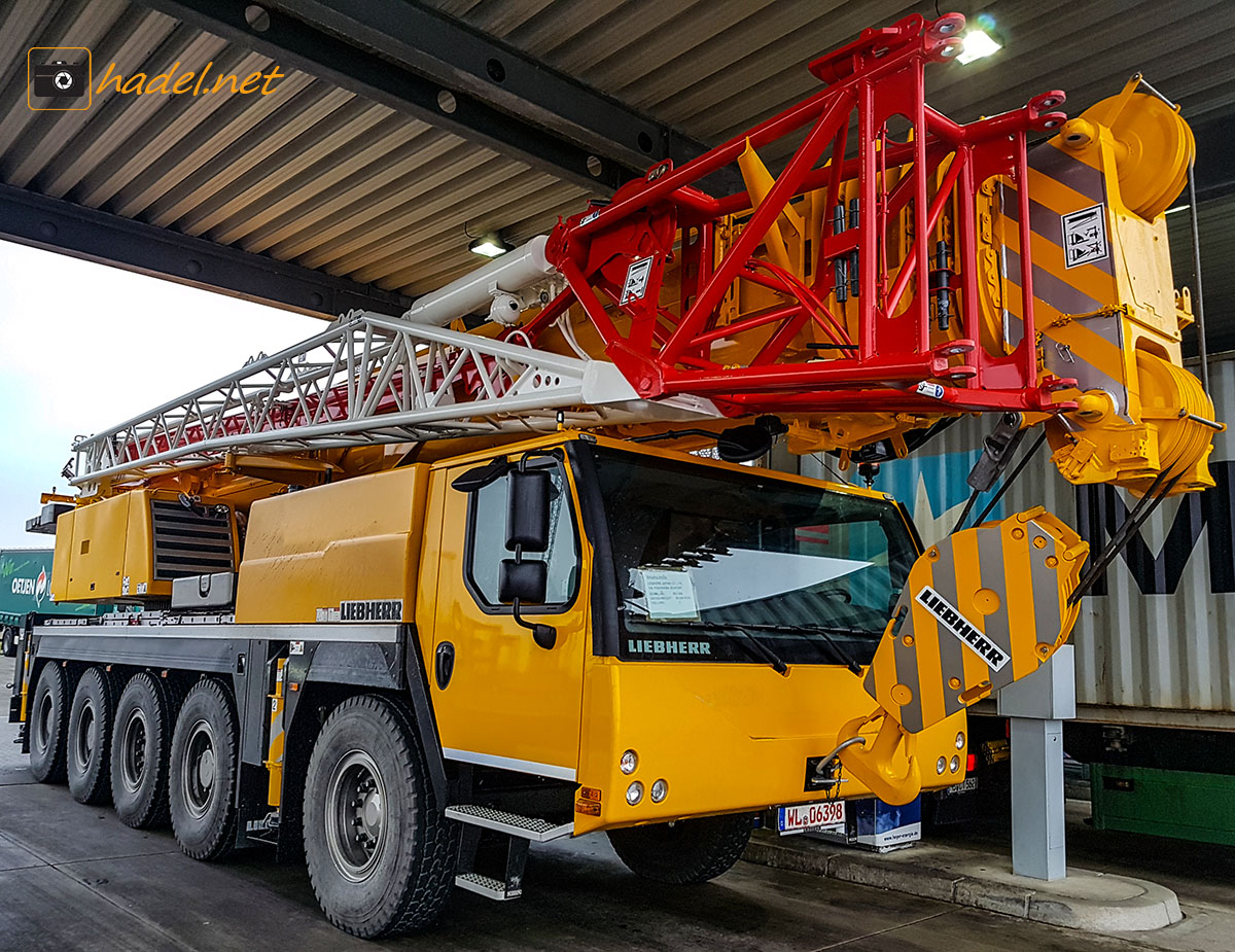 new Liebherr LTM 1100-5.2 / SN: 092 956 on the way to Japan>                 				 </div>
			<div class=