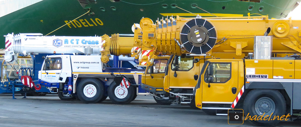 some new cranes at the parking lot in Port Bremerhaven>                 				 </div>
			<div class=