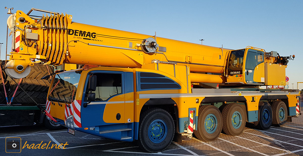 new Demag AC 220-5 / SN: 82449 on the way to Spain>                 				 </div>
			<div class=