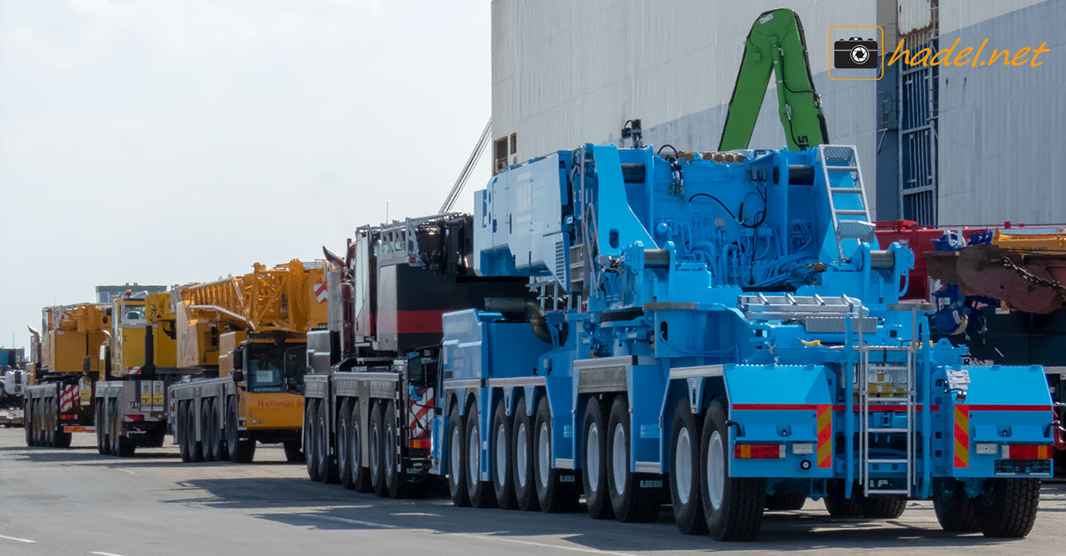 actual view to the crane parking lot in Port Bremerhaven>                 				 </div>
			<div class=