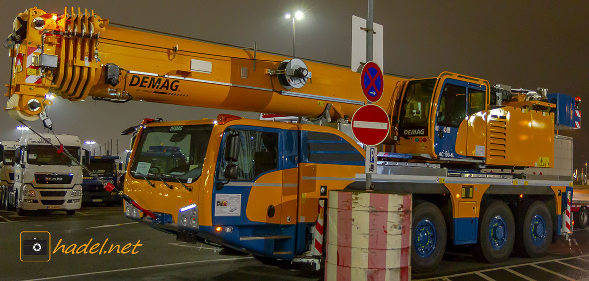 Demag AC 100-4L / SN: 10601 on the way to Mexico>                 				 </div>
			<div class=