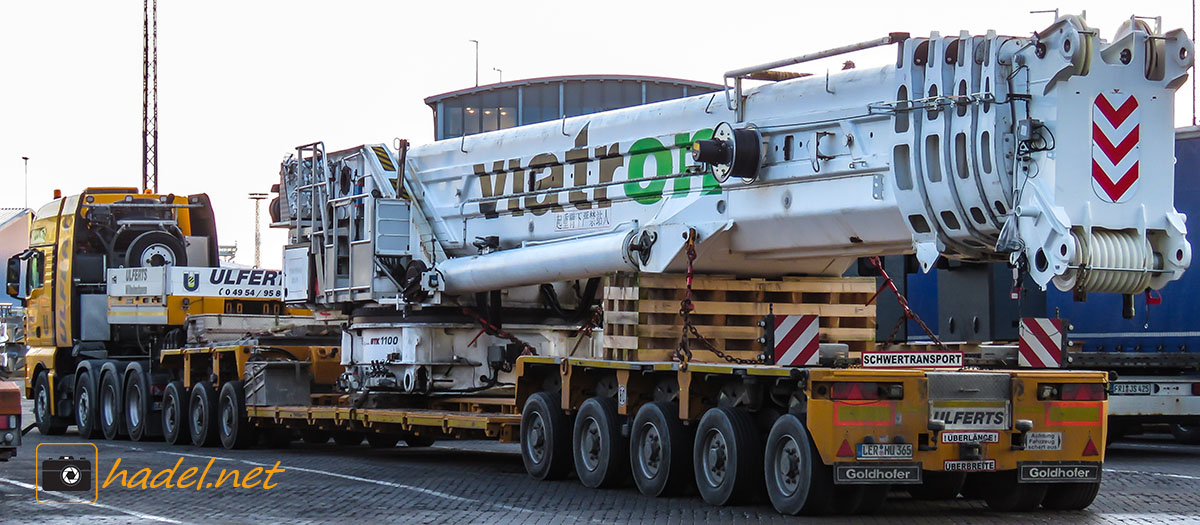 Grove GTK 1100 ex-Viatron leaving Europe>                 				 </div>
			<div class=