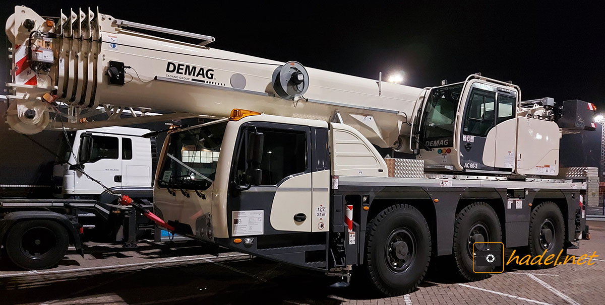 Demag AC 60-3 / SN: 54332 on the way to New York>                 				 </div>
			<div class=