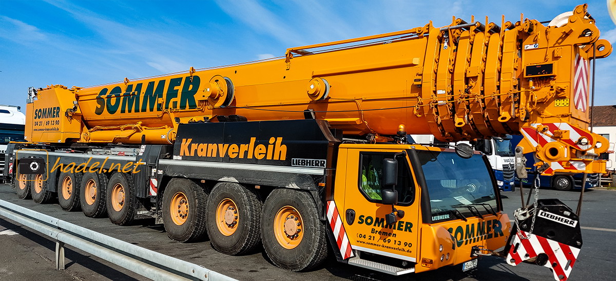 Liebherr LTM 1450-8.1 / SN: 072 607 (YoM: 04/2020) from Sommer (Bremen / Germany)>                 				 </div>
			<div class=