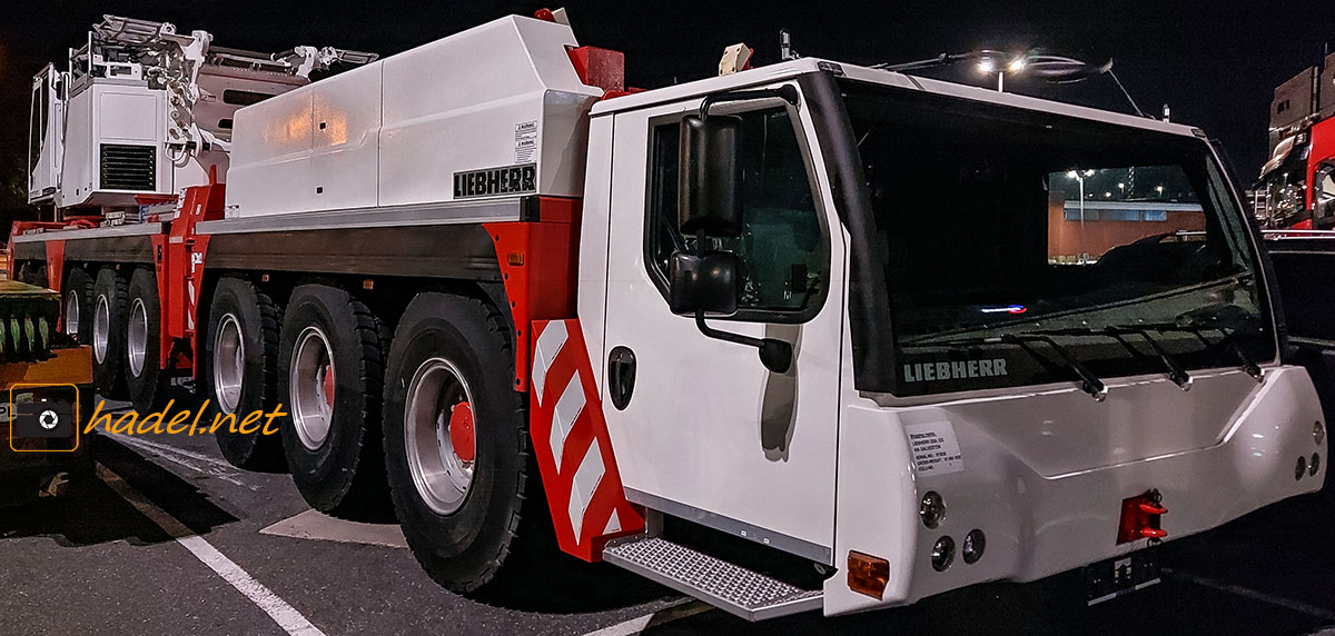 Liebherr LTM 1450-8.1 / SN: 072 638 on the way to Galveston (USA)>                 				 </div>
			<div class=