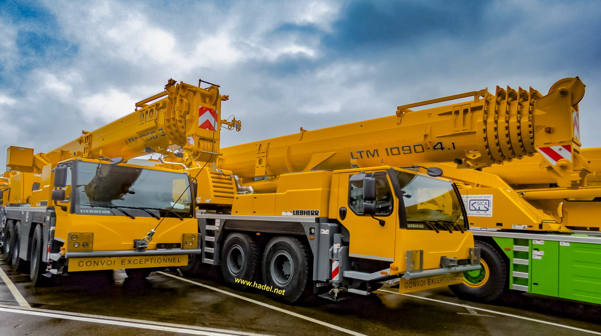 new Liebherr cranes with light protectors