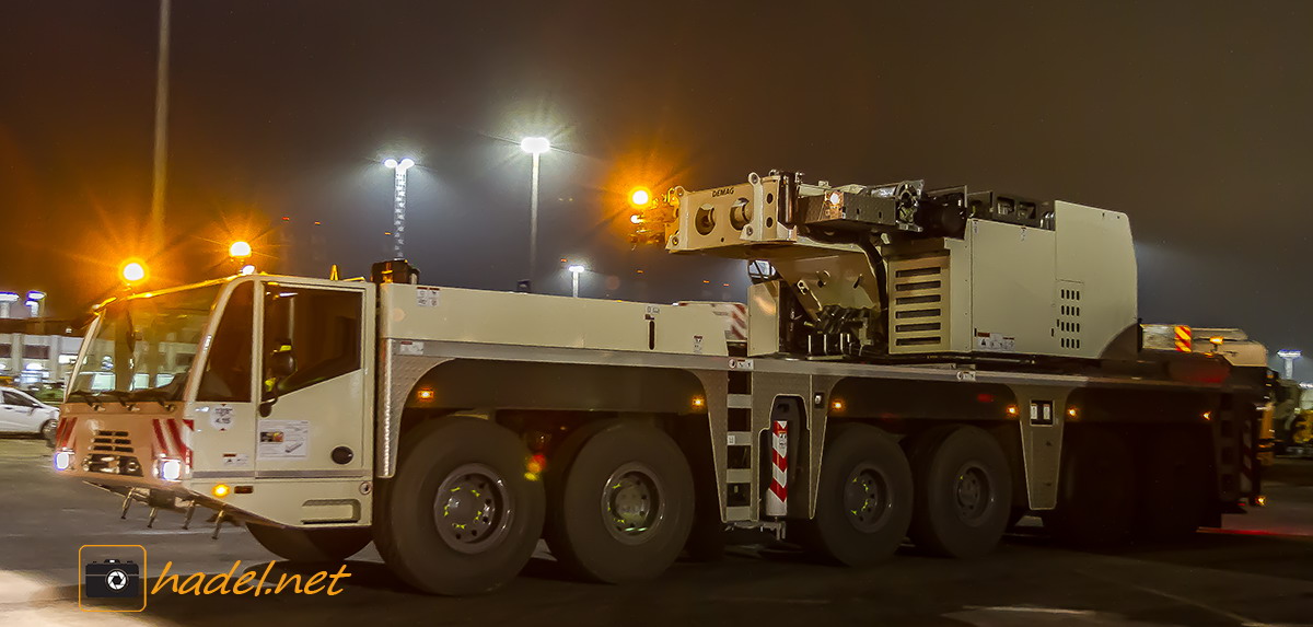 new Demag AC 350-6 / SN: 32138 on the way to the USA