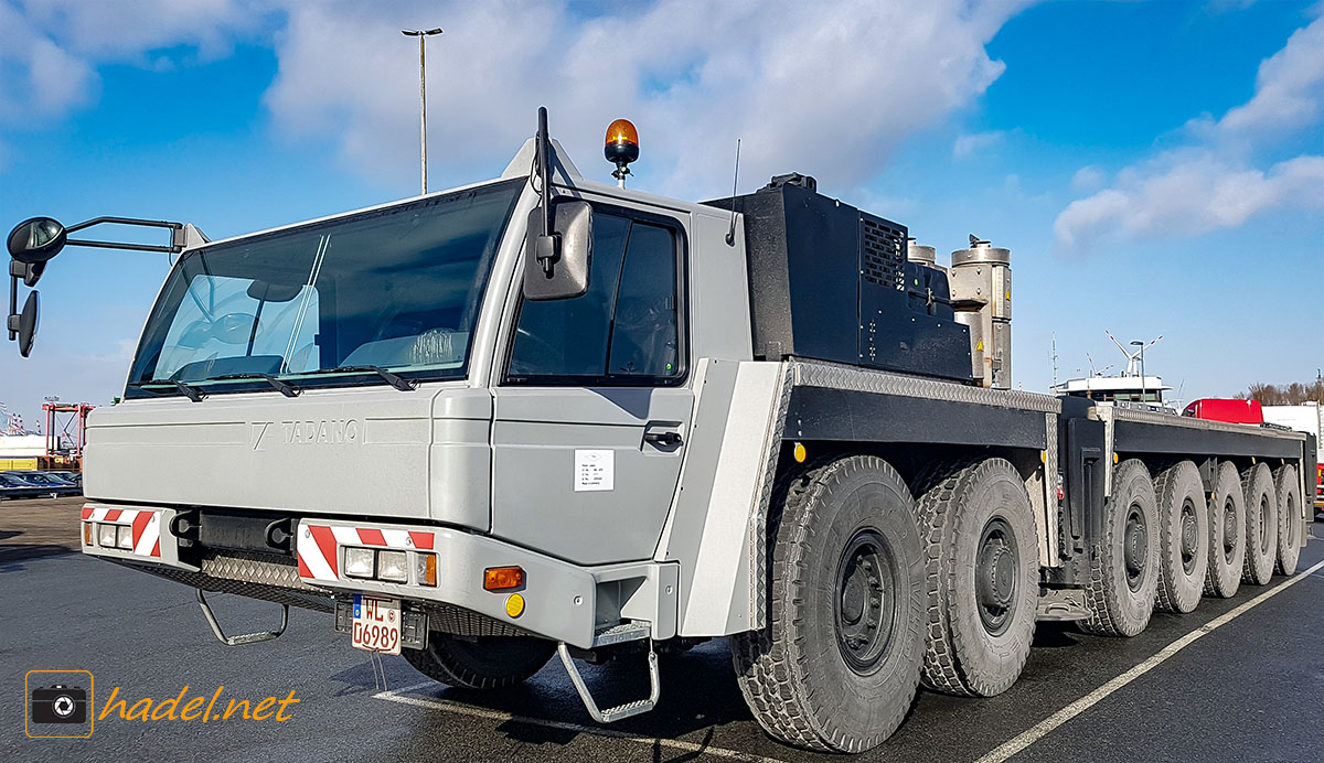 7 axle Tadano Faun chassis / SN: 2053542 on the way to Kobe (Japan)