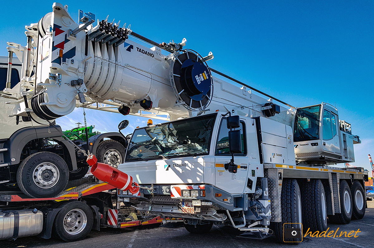 new Tadano Faun ATF 100G-4 / SN: 2066306 on the way to Port Galveston (USA)