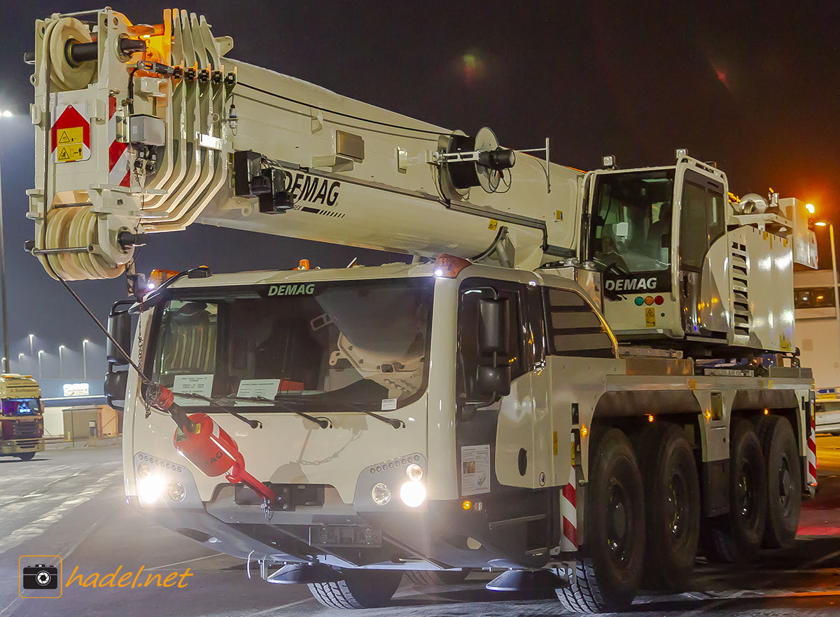 new Demag AC 100/4L / SN: 10559 for MMS Mobile Cranes CC via Durban (South Africa)