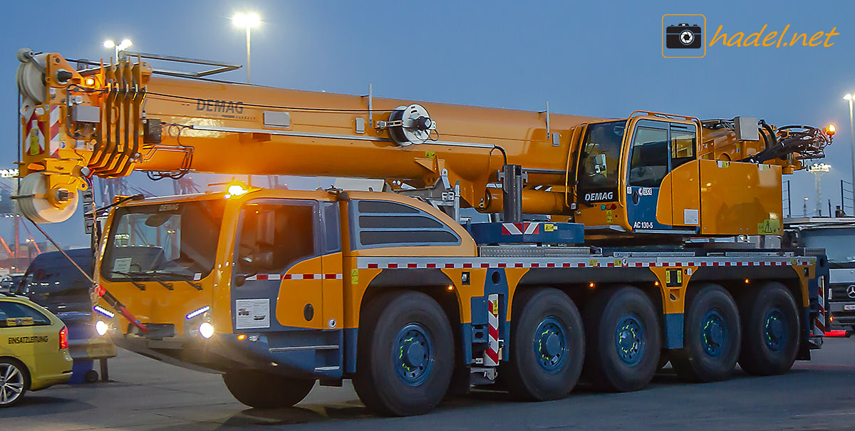 new Demag AC 130-5 / SN: 35350 on the way to Chile
