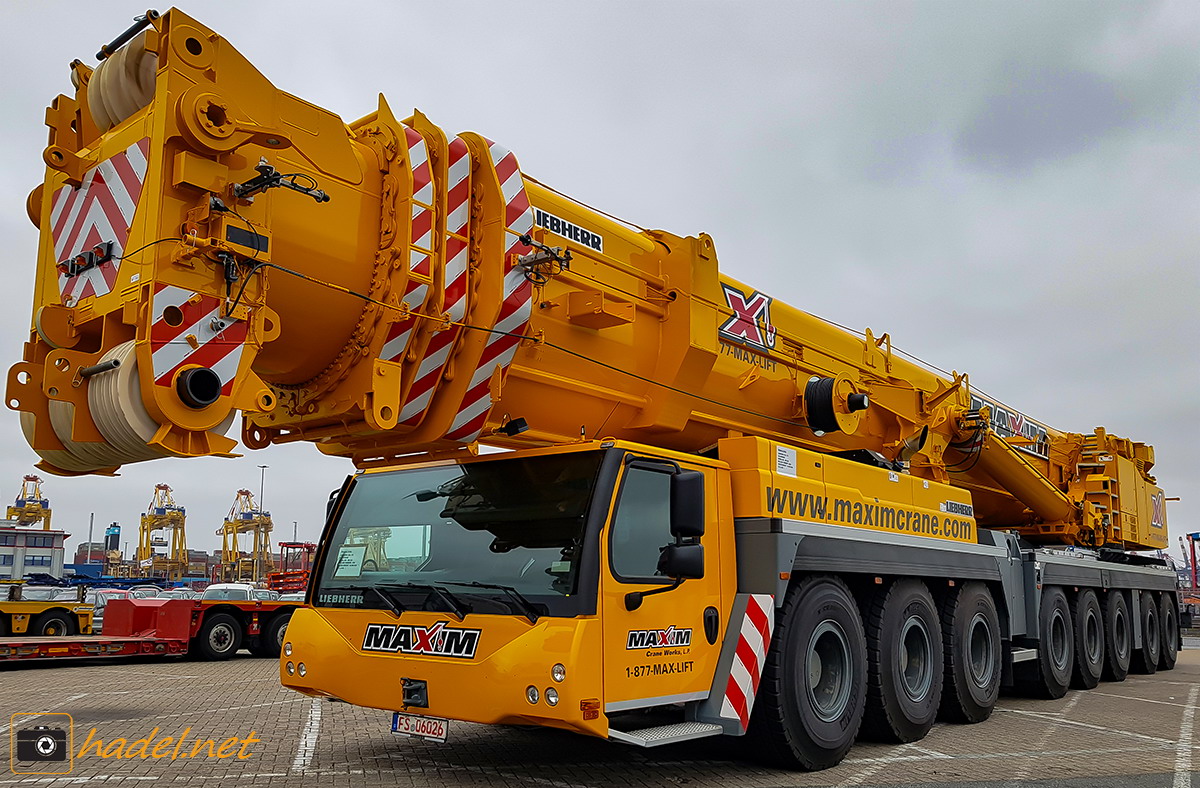 new Liebherr LTM 1500-8.1 / SN: 095 422 for Maxim Crane via Newark (USA)