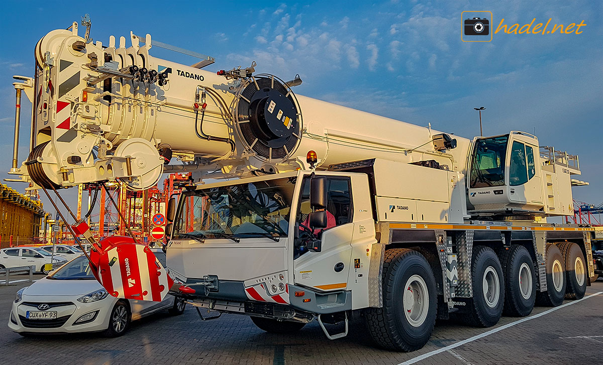 Tadano Faun ATF 110G-5 / SN: 2072122 on the way to Galveston (USA)