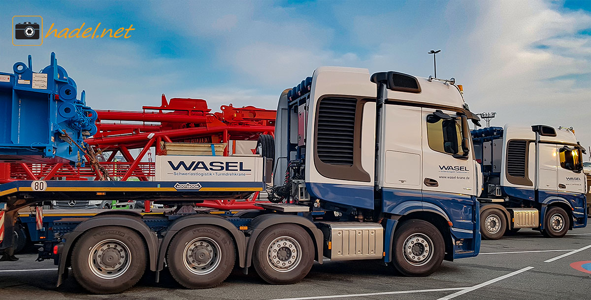 some Mercedes-Benz Actros SLT from Wasel