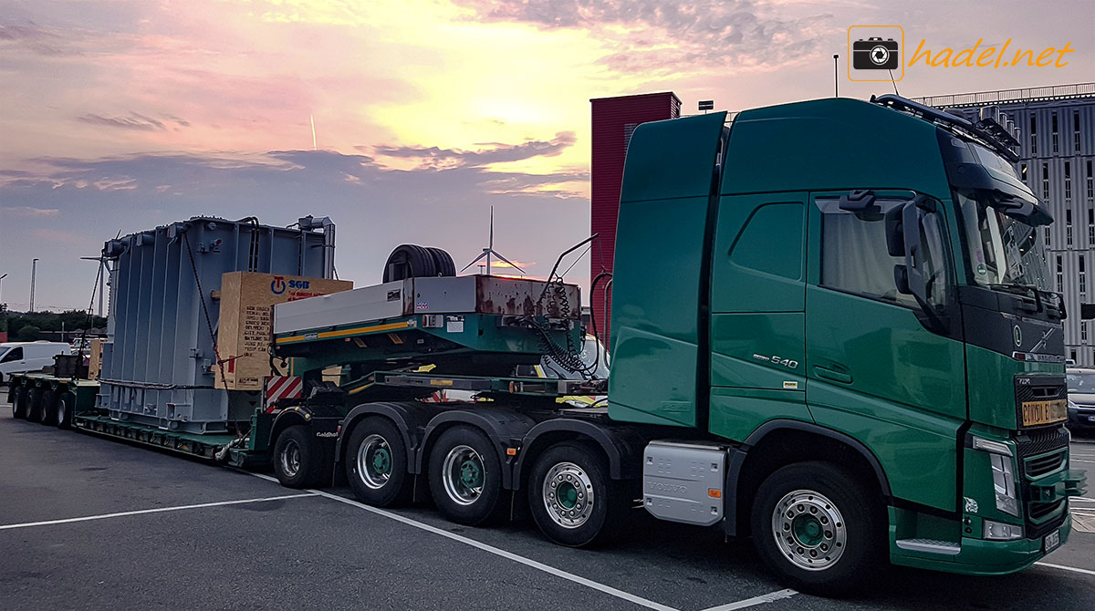 some heavy transport trucks from Schwandner