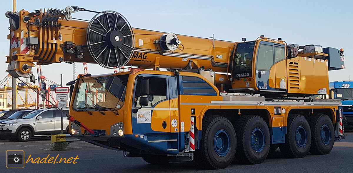 Demag AC 100/4L / SN: 10553 on the way to the USA via Galveston