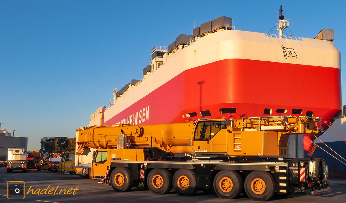 Liebherr LTM 1220-5.2 / SN: 095 066 on the way to the Sterling Crane (USA) via Galveston