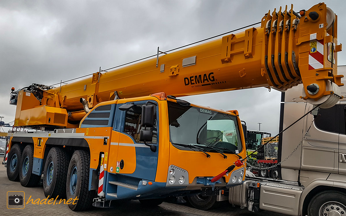 Demag AC 100-4L / SN: 10584 leaving Germany via Port Bremerhaven