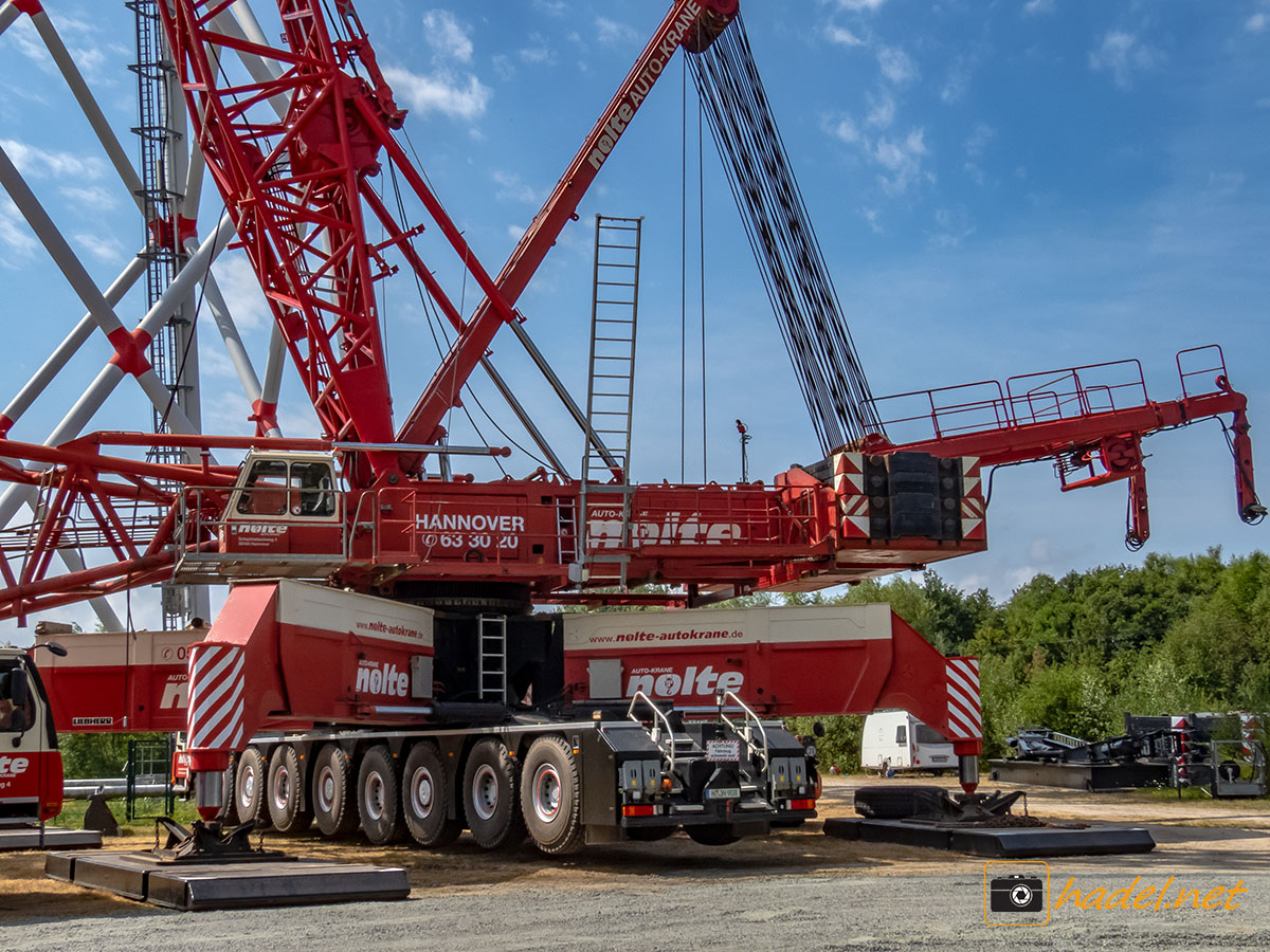 Nolte (Hannover, Germany) preparing the Liebherr LG 1750 for the next job (part 3)