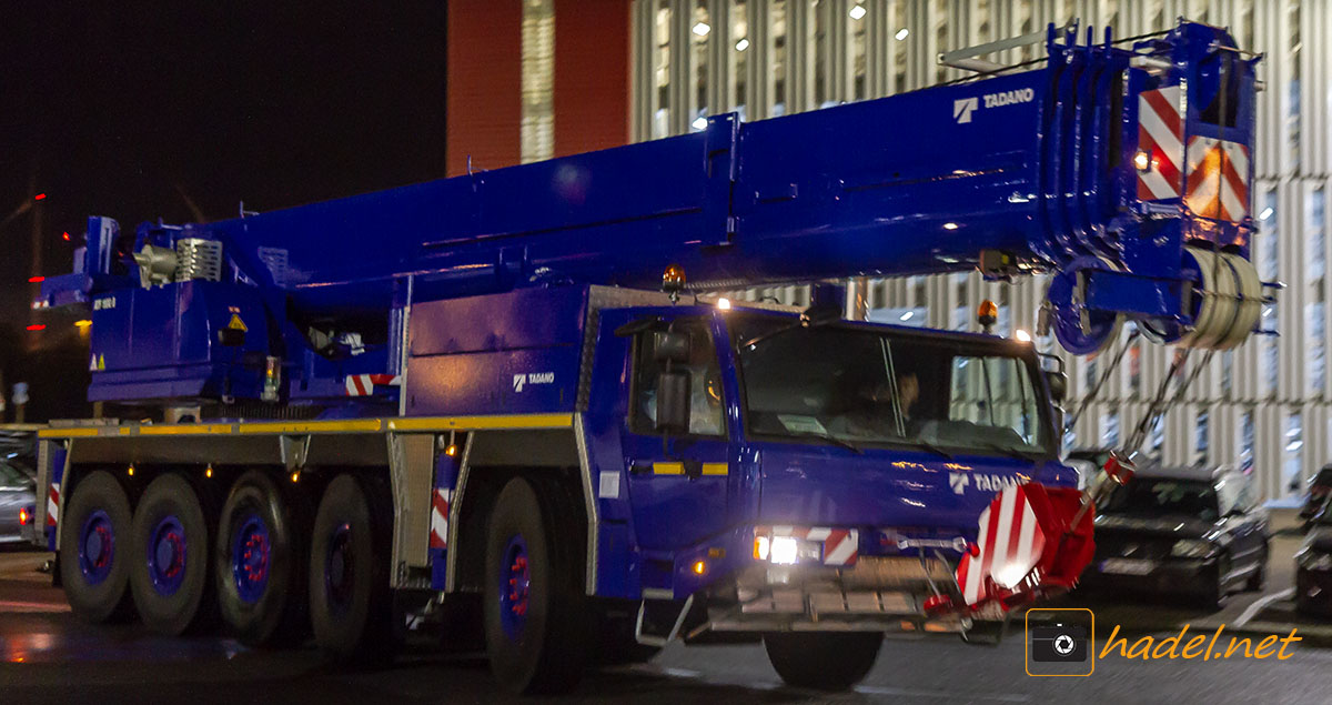 Tadano Faun ATF 110G-5 arriving at Port Bremerhaven
