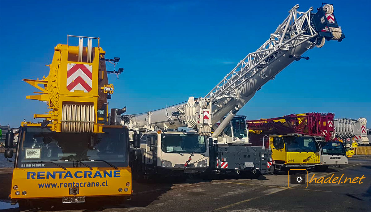 some impressions from the crane parking lot in Port Bremerhaven (October 2018)