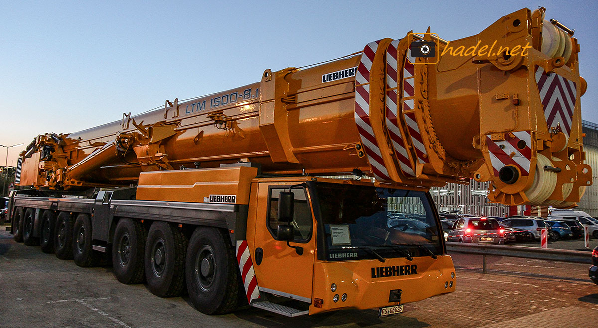 Liebherr LTM 1500-8.1 / SN: 095 440 mit Zielhafen Pyeongtaek Seaport (Korea)