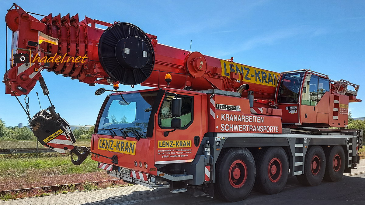 Liebherr LTM 1090-4.1 / SN 062 379 (YoM: 2013) from Lenz-Kran (Bremerhaven / Germany)