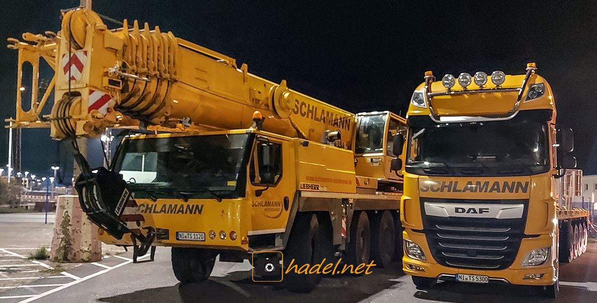 Liebherr LTM 1100-5.2 / SN: 092 683 ex-Schlamann leaving Germany