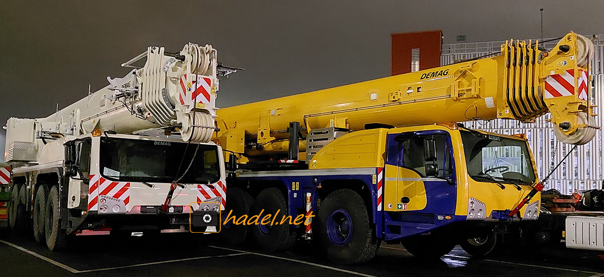 Demag AC 300-6 / SN: 85514 & Demag AC 160-5 / SN: 38575 mit Ziel Australien