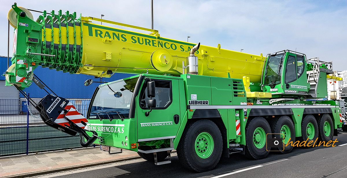 Liebherr LTM 1150-5.3 / SN: 049 134 für Trans Surenco S.A.S. in Kolumbien via Port Cartagena