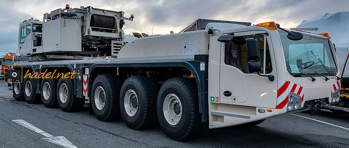 Tadano Demag AC 7.450-1 / SN: 79112 auf dem Weg in die USA via Newark