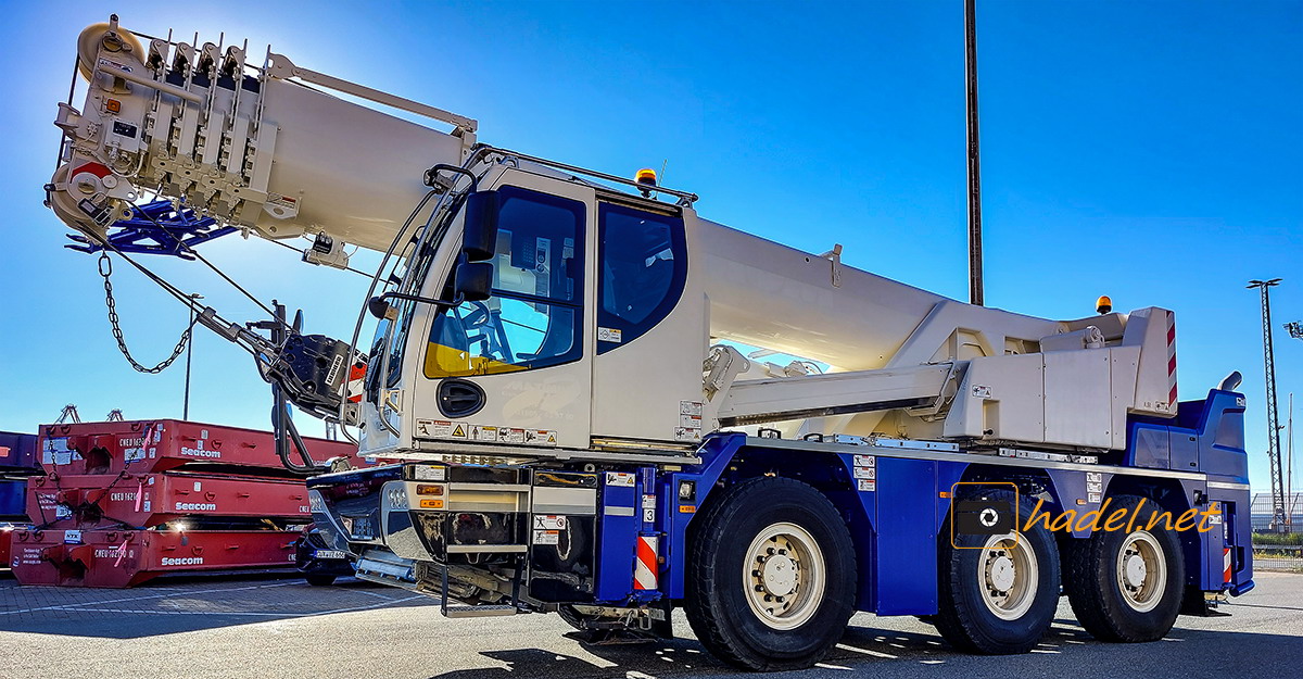 Liebherr LTC 1050-3.1 / SN: 056 707 (YoM: 2017) ex-Maximum auf dem Weg nach Port Auckland