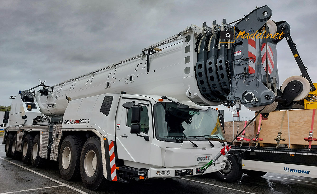 Grove GMK 6400-1 / SN: 6400 4008 für RingPower (USA) via Jacksonville