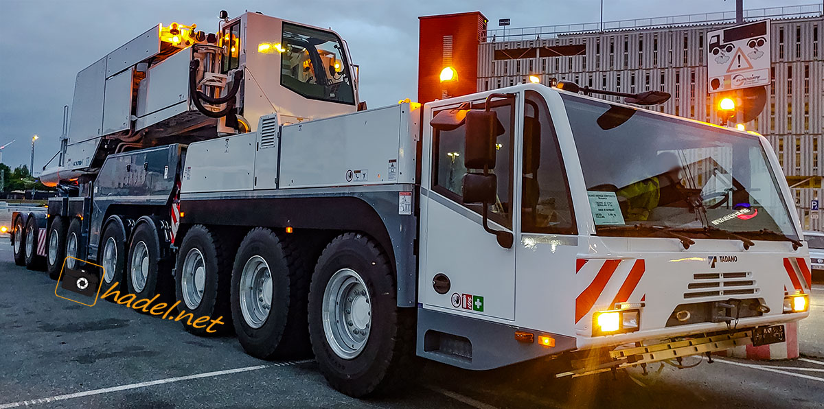 Tadano AC 9.700-1 / SN: 87122 auf dem Weg nach Brunswick