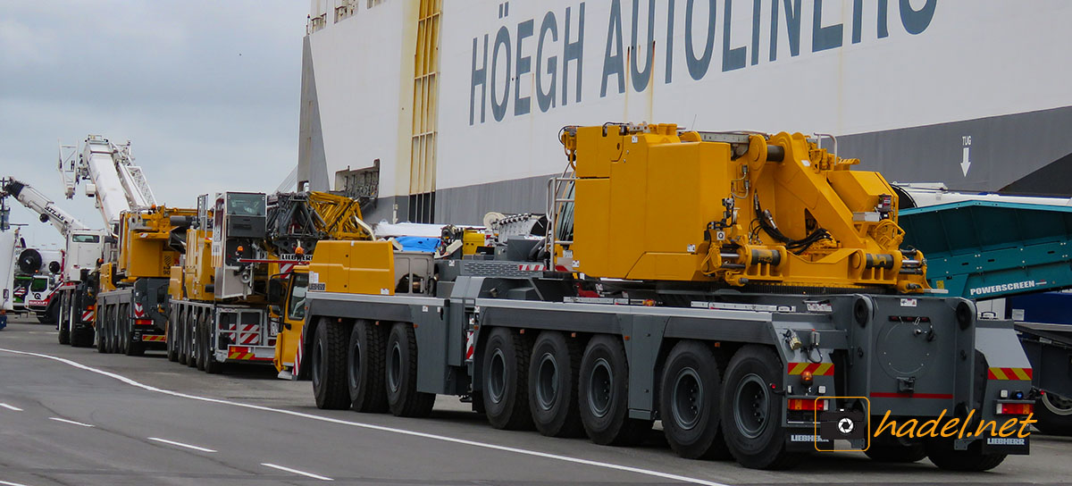 Liebherr LTM 1650-8.1 / SN: 082 437 (YoM: 05/2023) mit Zielhafen Galveston (USA)