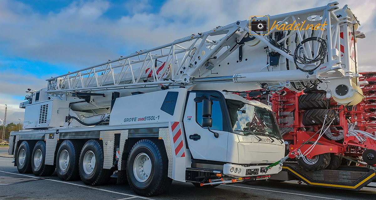 Überbreiter Grove GMK 5150L-1 / SN: 5150 4572 für Melrose Cranes (Australien)
