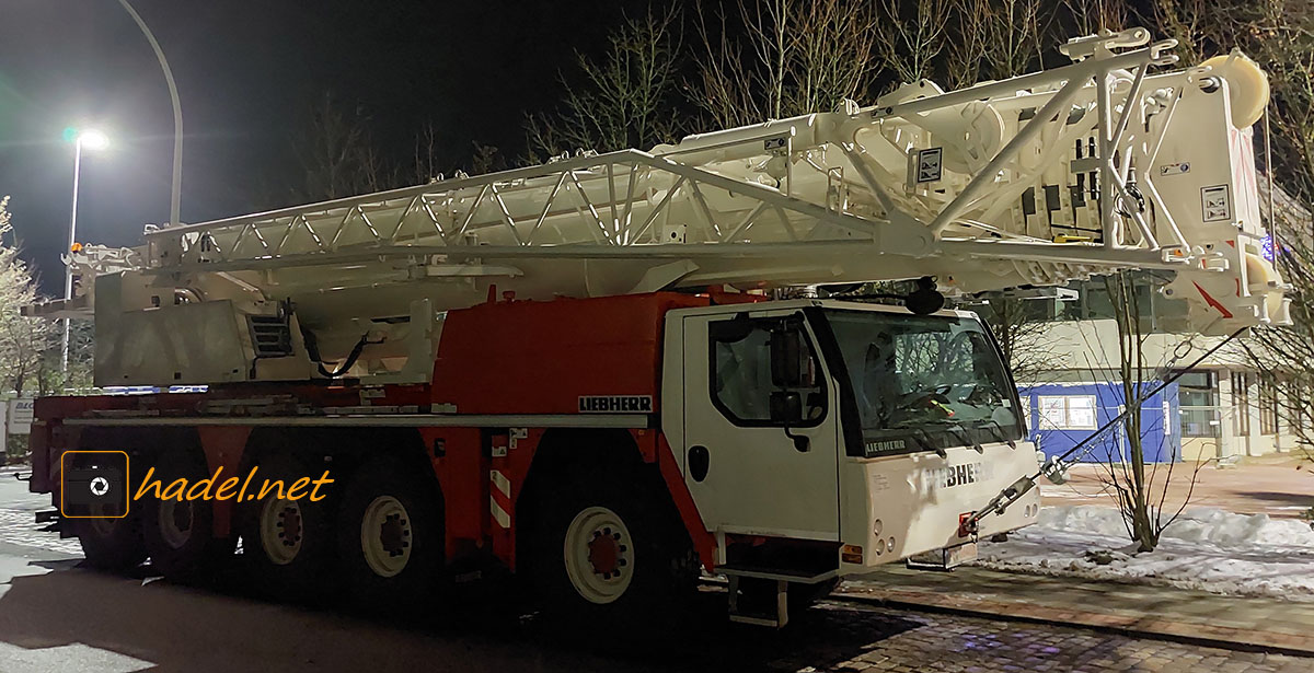 Liebherr LTM 1150-5.3 / SN: 079 549 auf dem Weg nach Korea via Pyeongtaek