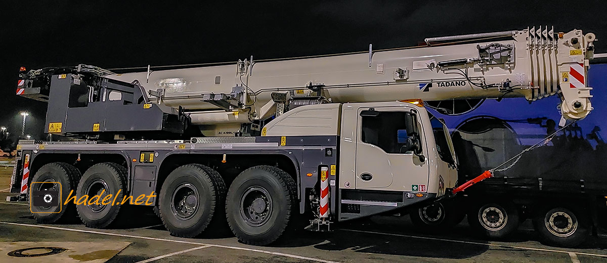 Tadano AC 4.100L-1 / SN: 3010811 auf dem Weg nach Brisbane