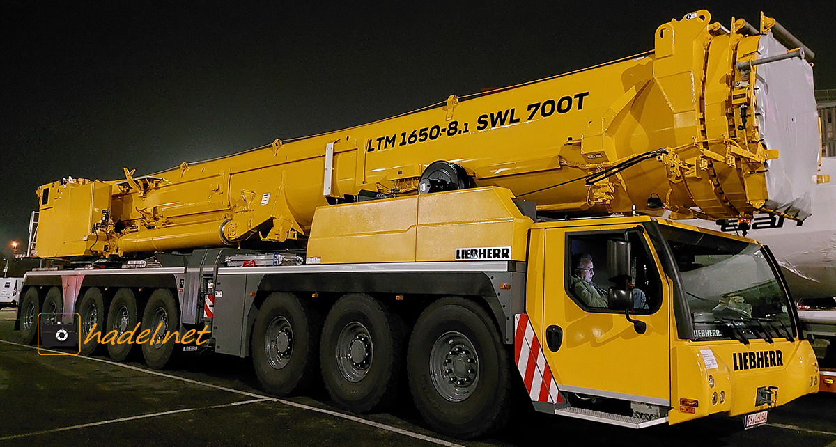 Liebherr LTM 1650-8.1 / SN: 082 475 mit Zielhafen Pyeongtaek (Korea)